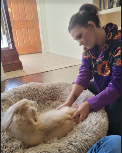 Small animal massage mentor Carrie Bryant from Kneaded Pets in Dallas